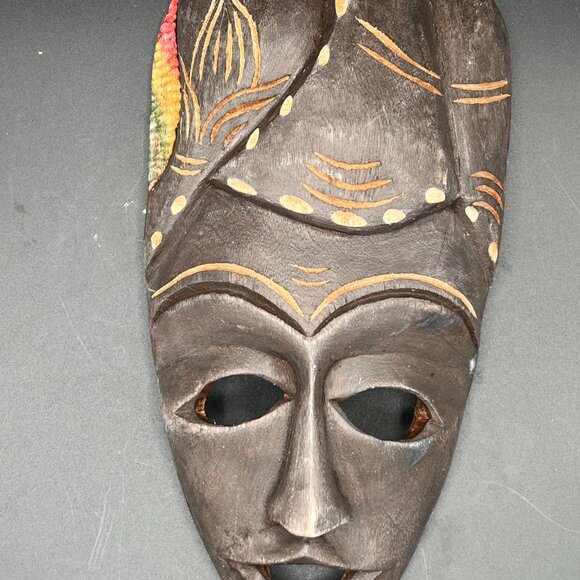 Vintage 1960s African Style Tribal Face Mask - Picture 5 of 5